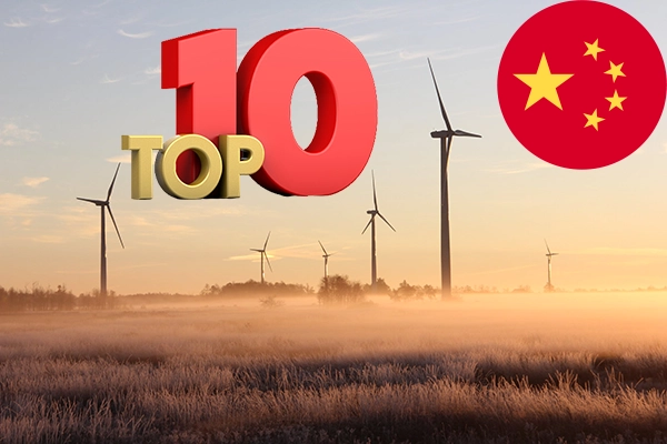 top 10 wind turbine manufacturer in china